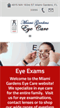 Mobile Screenshot of miamigardenseyecare.com